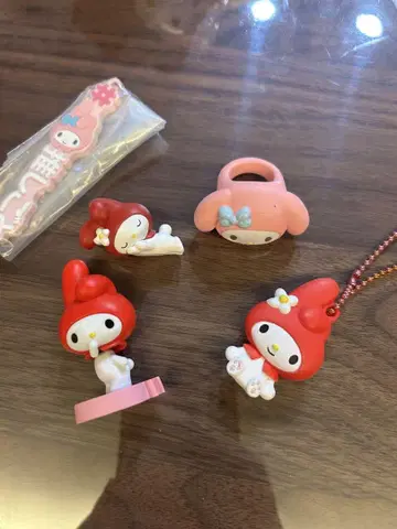 마이멜로디 피규어 스트랩 5종 세트
