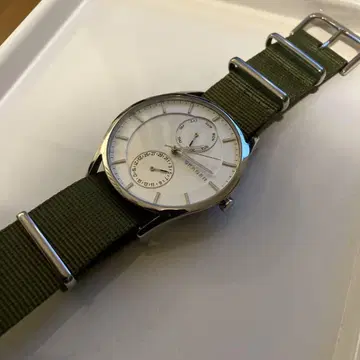 SKAGEN 손목시계 SKW6505 화이트/그린 작동하지 않는 제품