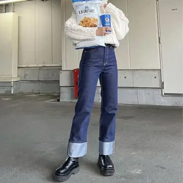 HTH 롤업 데님