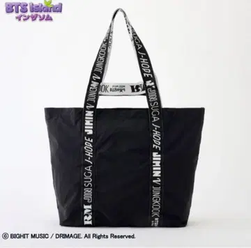 BTS Island 인더섬 나일론 토트백
