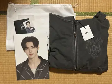 ENHYPEN 성훈 ZIP-UP 후드티 차콜 L 사이즈