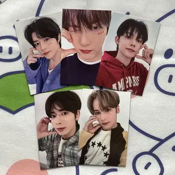 일본 TXT MOA ZONE FANLIVE 트레이딩 카드 전원 5장