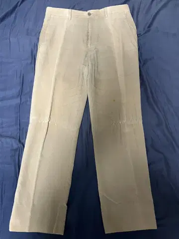 살바토레 페라가모 베이지 코듀로이 팬츠