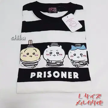 치이카와 파크 보더 T셔츠 L 프리즌 하치와레 토끼 고블린
