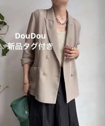 DouDou 메쉬 더블 자켓 베이지