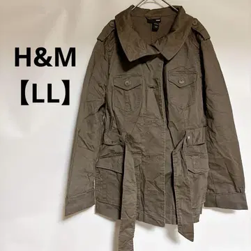 새상품급 H&M [ LL ] 에이치앤엠 브라운 트렌치 자켓 겨울 의류