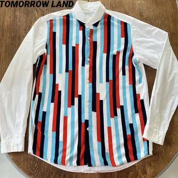TOMORROW LAND tricot 니트 절개 셔츠 S 긴팔 셔츠