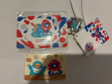 먀쿠먀쿠 만박 ICOCA 카모하시의 이코쨩 스트랩 세트