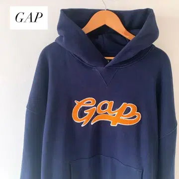GAP 스크립트 로고 오버 사이즈 후드티 맨투맨 XL
