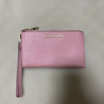 미사용 새상품! MICHAEL KORS 핑크 장지갑