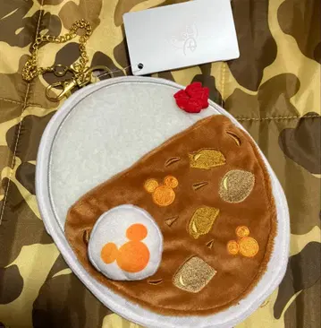 디즈니 미키 카레라이스 포켓 키체인 봉제 인형 파우치