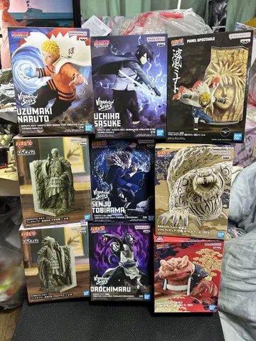 NARUTO 피규어 9개 세트 미사용