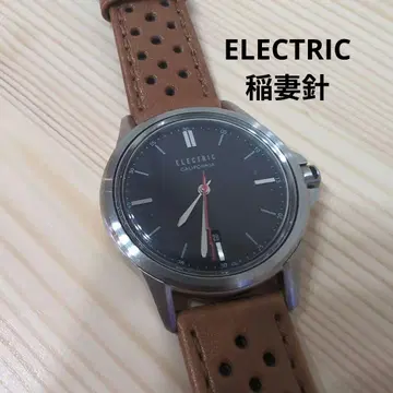 ELECTRIC 손목시계 블랙 다이얼 번개 바늘
