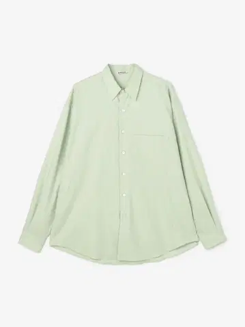 오라리 WASHED FINX TWILL BIG SHIRT