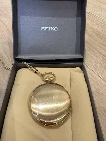 SEIKO 골드 회중시계