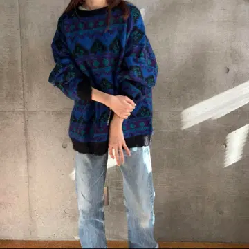 80s 빈티지 Gallagher 모헤어 니트 스웨터