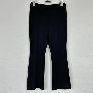 UNIQLO [ M ] 유니클로 플레어 팬츠 블랙 슬림 레그 실루엣 심플