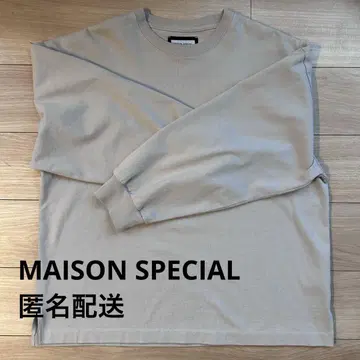 MAISON SPECIAL 빅 사이즈 롱 T