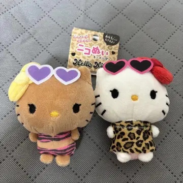 새상품 일광화상 키티 갸루키티 니코 키링 토코나츠 헬로키티