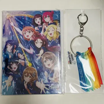 Aqours Finale 아크릴 블록 세트 키링 러브 라이브