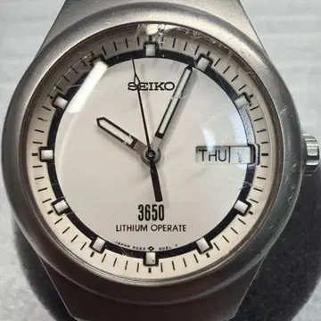 SEIKO 3650 리튬 작동 손목시계