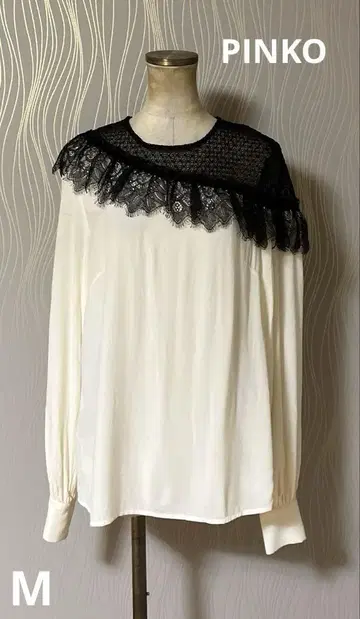 가격 인하 PINKO 핑코 레이스 블라우스