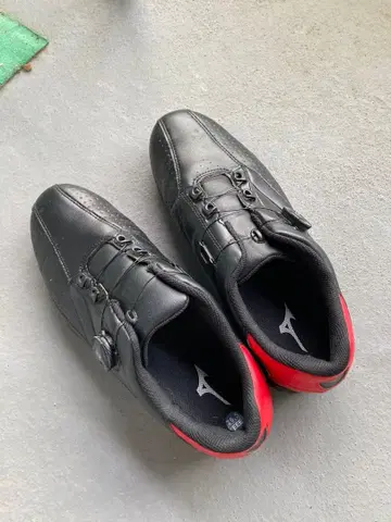 Mizuno 골프화 블랙/레드