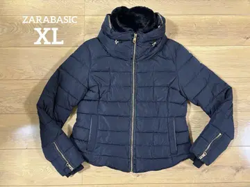 [ 새상품급 ] ZARA BASIC 다운 자켓 네이비 XL 여성용