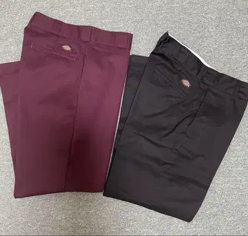 특별 세트 가격! Dickies 874 w32 l28 블랙 버건디