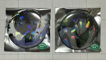 명탐정 코난 홀로그램 캔뱃지 코난 란 세트 TOMS 낮잠