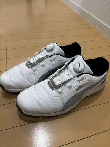 PUMA 골프화 화이트 다이얼식