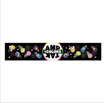 AMPTAKxCOLORS 머플러 타월 (무지개 Ver.)