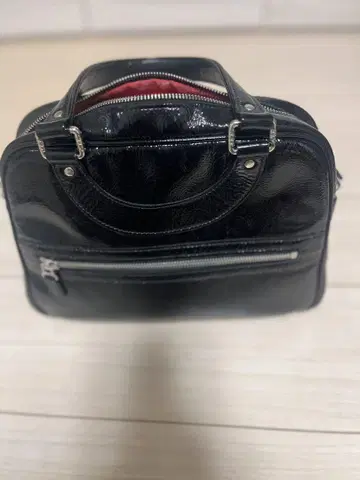 컨디션 최상 잭 루코 리스본 보스턴 백 에나멜 블랙