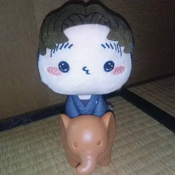 닌타마 란타로 모치피코 봉제 인형 코마츠다 슈사쿠