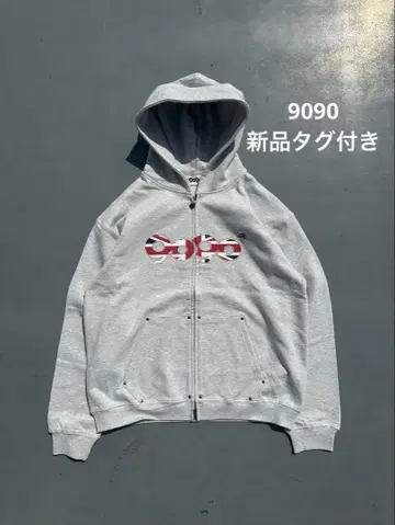 9090 OG 로고 어소트 집 후디