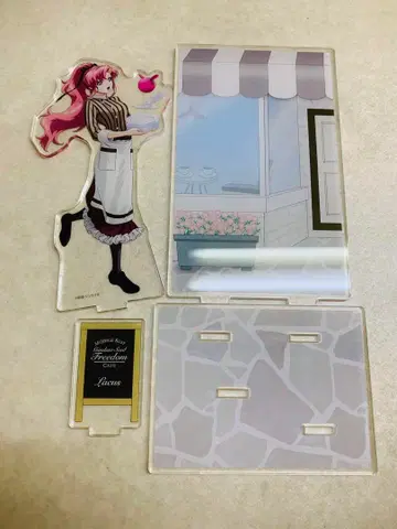 라크스 클라인 아크릴 디오라마 스탠드 기동전사 건담 카페