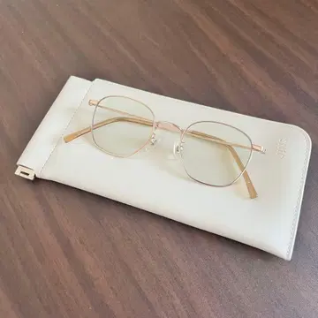 JINS CLASSIC 메탈 프레임 안경 골드