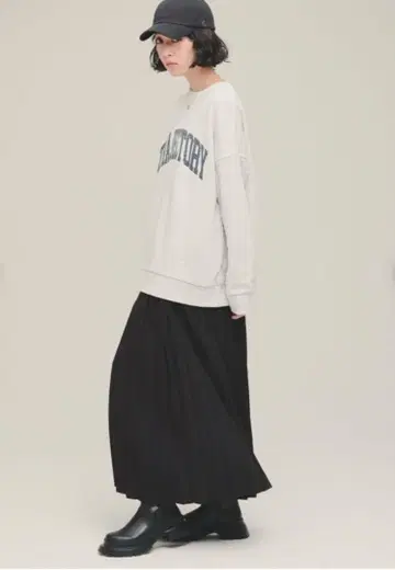 JEANASIS [ el x ONE ] 로고 맨투맨