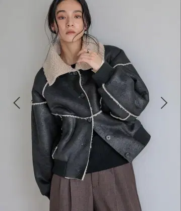 LOWRYSFARM 무스탕 보아 블루종 아우터