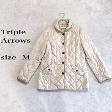 Triple Arrows 퀼팅 자켓 베이지 M 사이즈