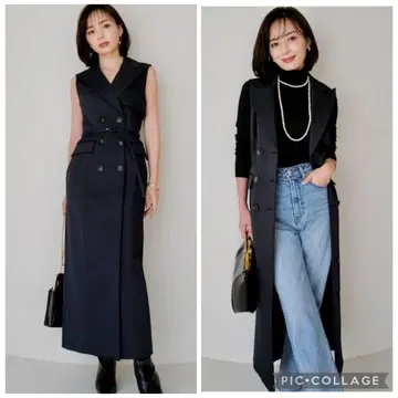 anuans 더블 브레스트 원피스 베스트 컨디션 최상