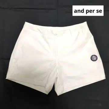 [ and per se ] 화이트 숏팬츠