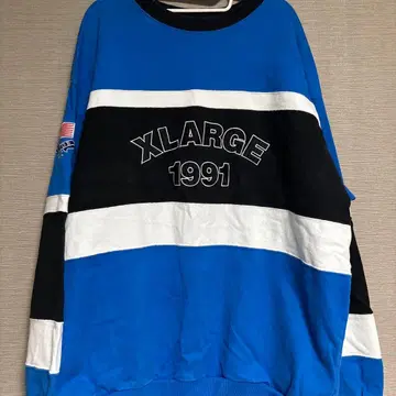 XLARGE 1991 트레이닝복 XL 파랑 블랙 화이트