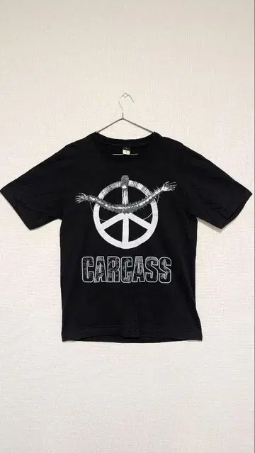 밴딩 T셔츠 CARCASS HEARTWORK M 사이즈