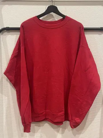 [ 새상품급 ] Hanes 맨투맨 / 90's / XL / 빨간색