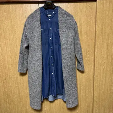 MOUSSY 그레이 긴팔 코트