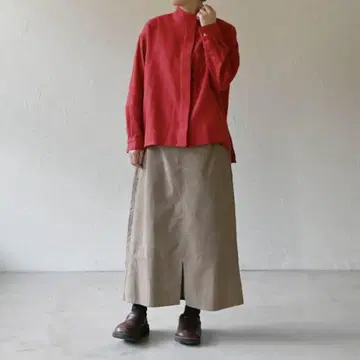 새상품급 sisam 오가닉 코튼 기모 플란넬 블라우스 셔츠