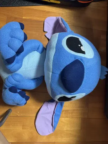 스티치 봉제 인형 빅 파랑