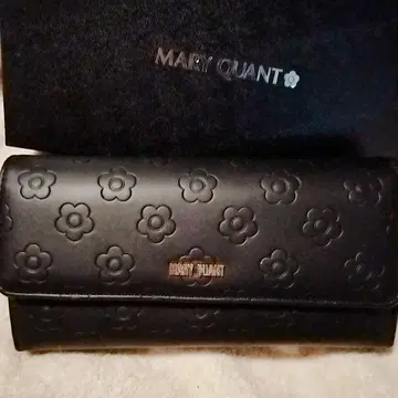 새상품 MARY QUANT 데이지 아웃라인 패턴 퍼스 장지갑