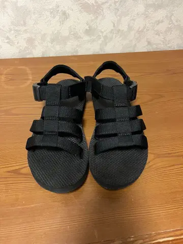 Teva 샌들 24cm 블랙